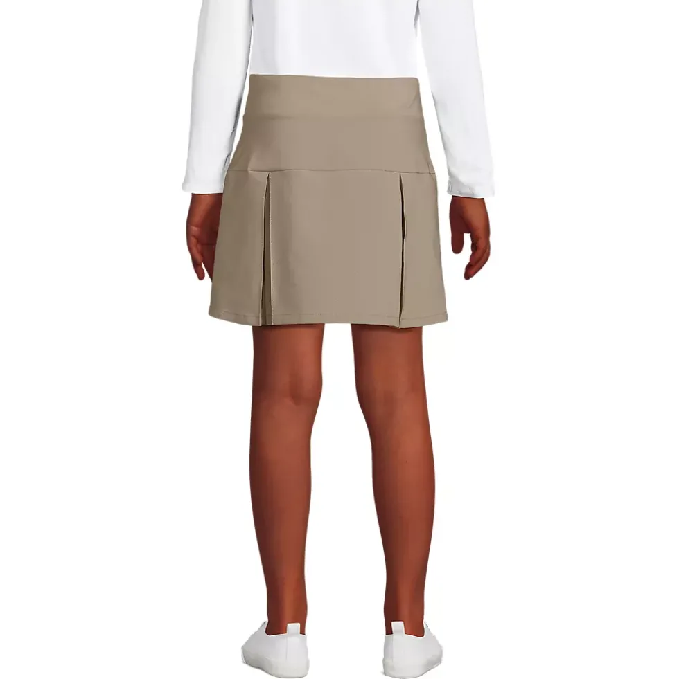Girls Performance Pleated Skort Above the Knee