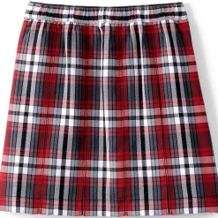 Girls Plaid Box Pleat Skirt Top of the Knee