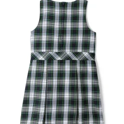 Girls Plaid Jumper Top of Knee
