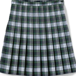 Girls Plaid Pleated Skirt Below the Knee