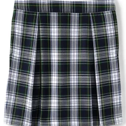 Girls Plaid Skort Top of Knee