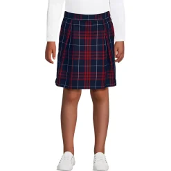Girls Plaid Skort Top of Knee