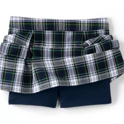 Girls Plaid Skort Top of Knee