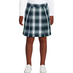 Girls Plaid Skort Top of Knee