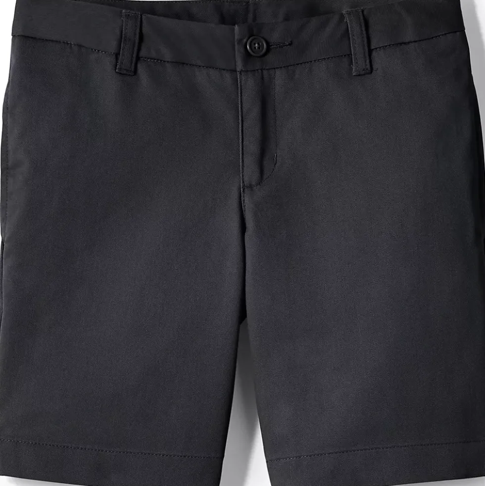 Girls Plain Front Blend Chino Shorts