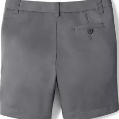 Girls Plain Front Blend Chino Shorts