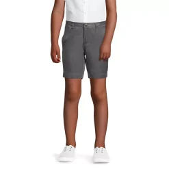 Girls Plain Front Blend Chino Shorts