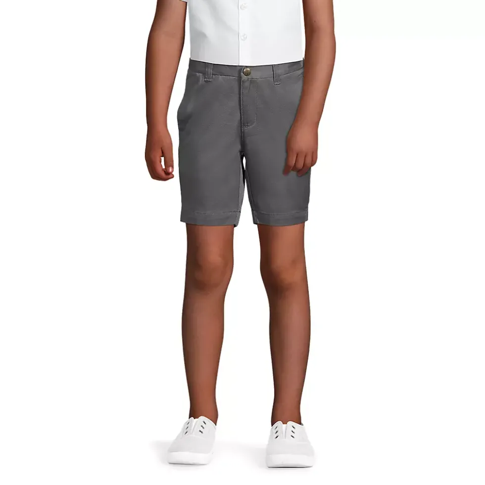 Girls Plain Front Blend Chino Shorts