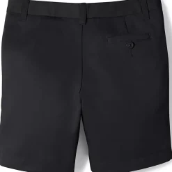 Girls Plain Front Blend Chino Shorts