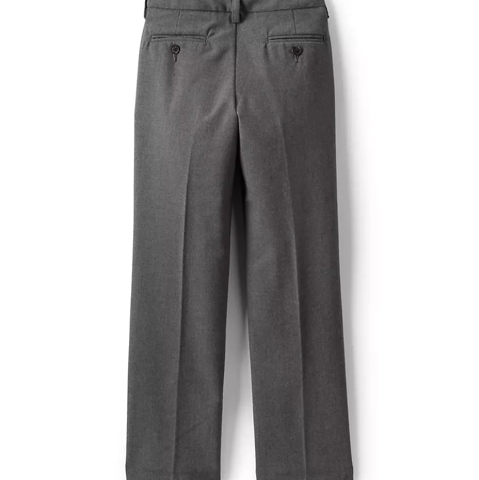 Girls Plain Front Dress Pants