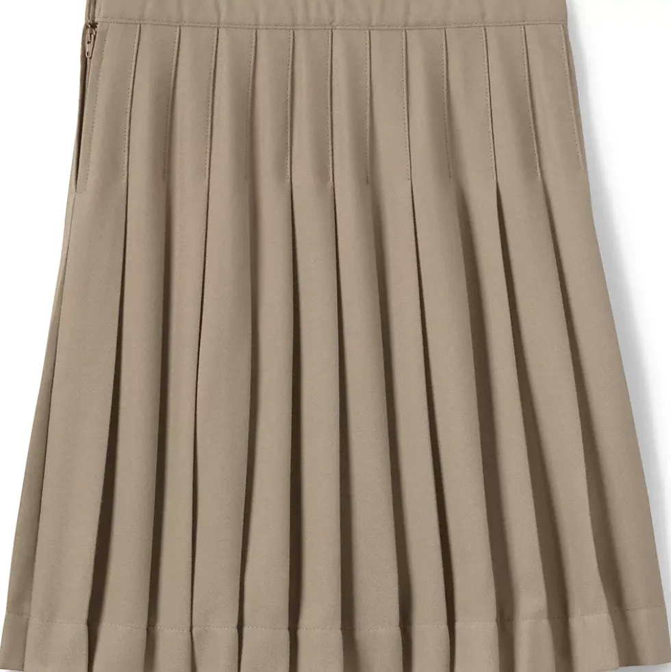 Girls Pleated Skirt Below the Knee