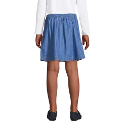Girls Plus Chambray Twirl Skirt
