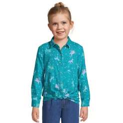 Girls Plus Tie Front Flannel Shirt