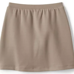 Girls Ponte Button Front Skort Above the Knee