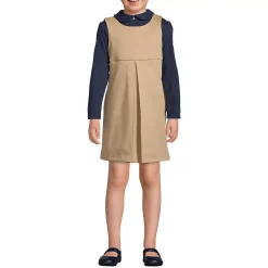Girls Ponte Pleat Jumper Top of Knee