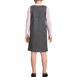Girls Ponte Pleat Jumper Top of Knee