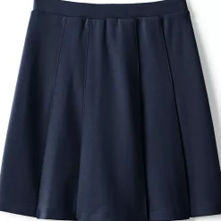 Girls Ponte Pleat Skirt Top of Knee