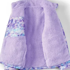 Girls Reversible Fleece Puffer Jacket