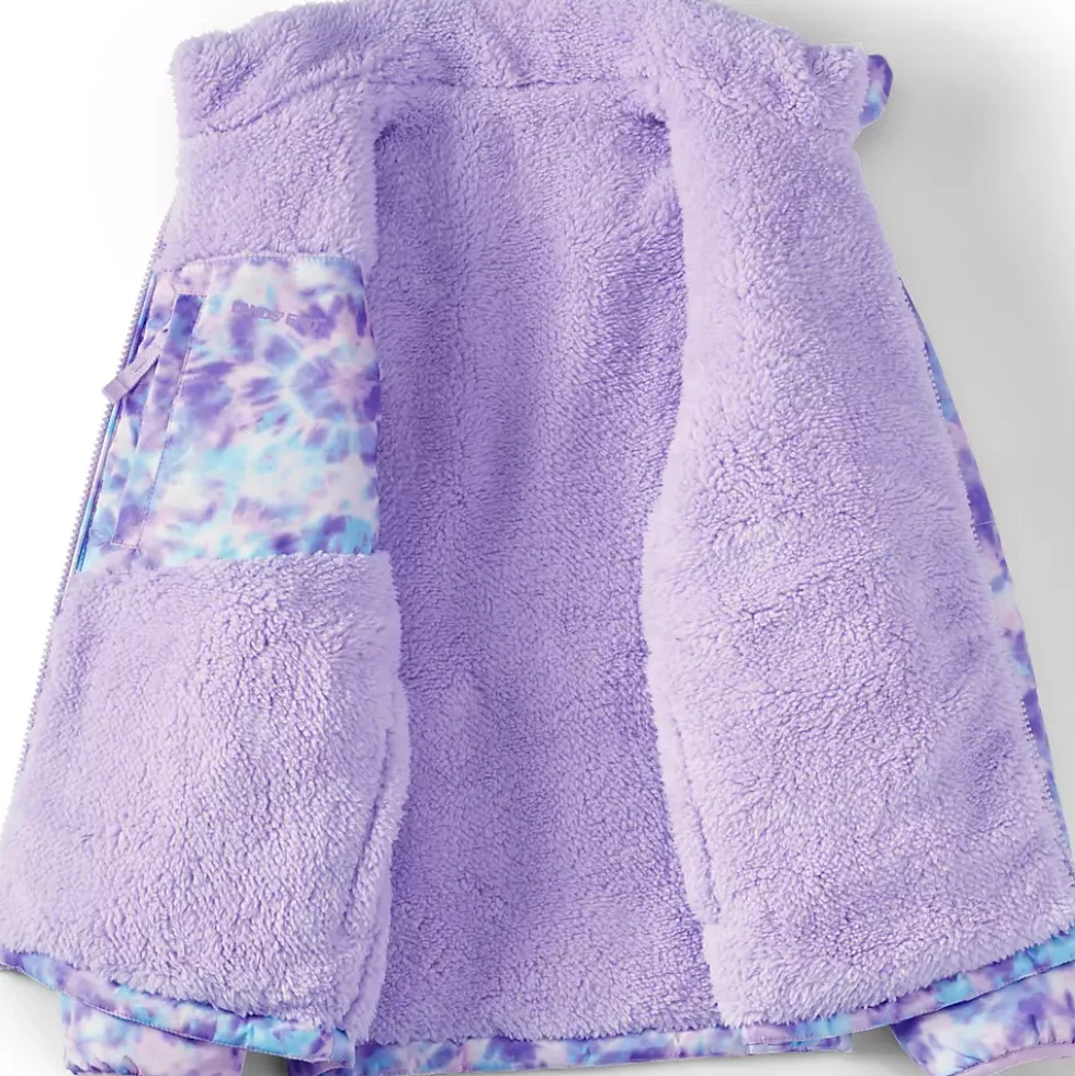 Girls Reversible Fleece Puffer Jacket