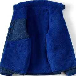 Girls Reversible Fleece Puffer Jacket
