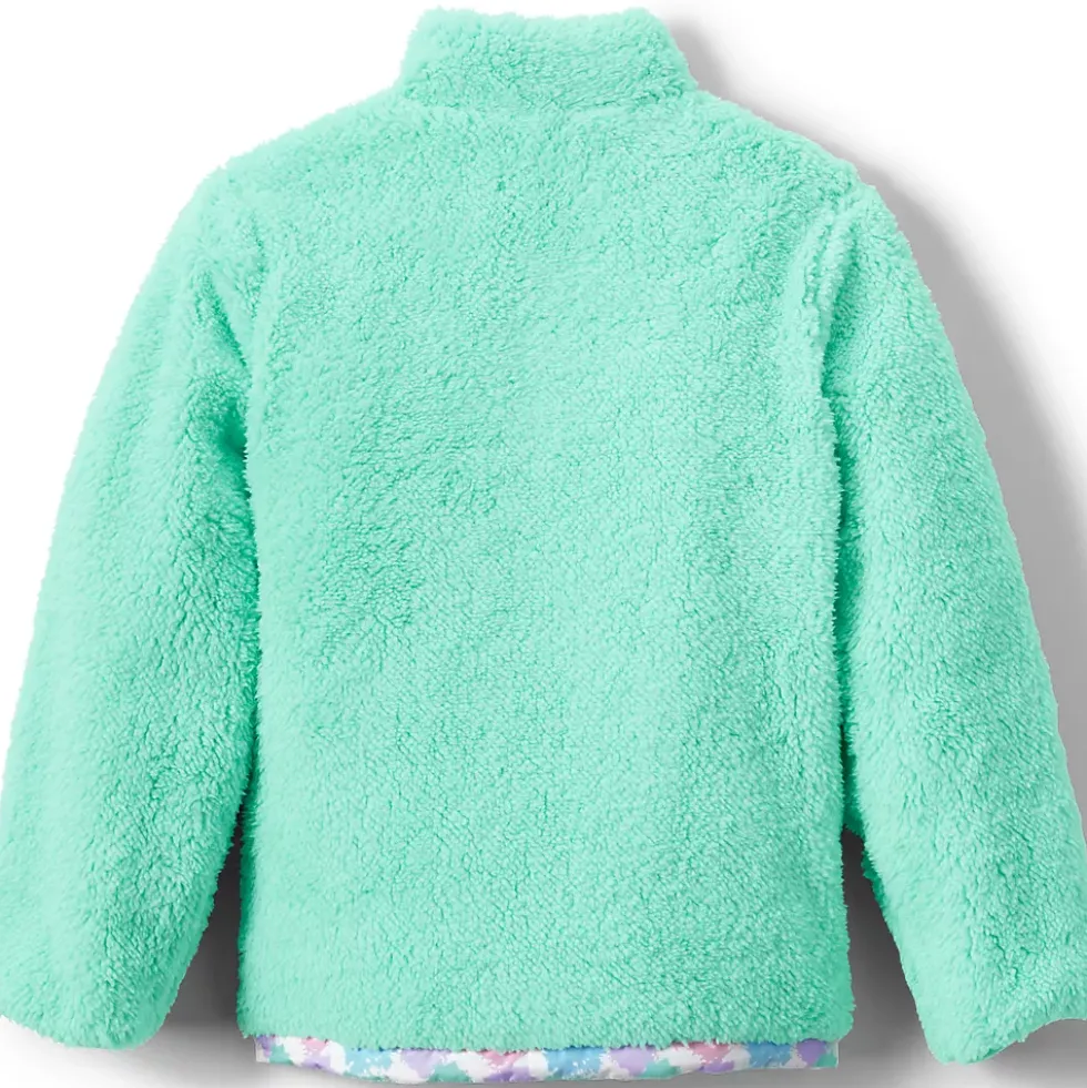 Girls Reversible Fleece Puffer Jacket
