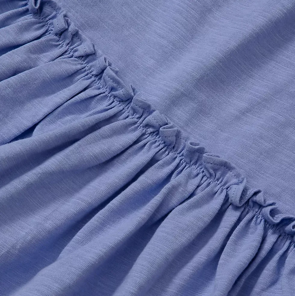 Girls Ruffle Asymmetrical Dress
