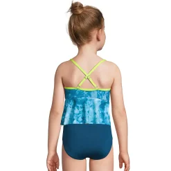 Girls Ruffle Tankini Swimsuit Top