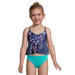 Girls Ruffle Tankini Swimsuit Top