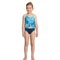 Girls Ruffle Tankini Swimsuit Top
