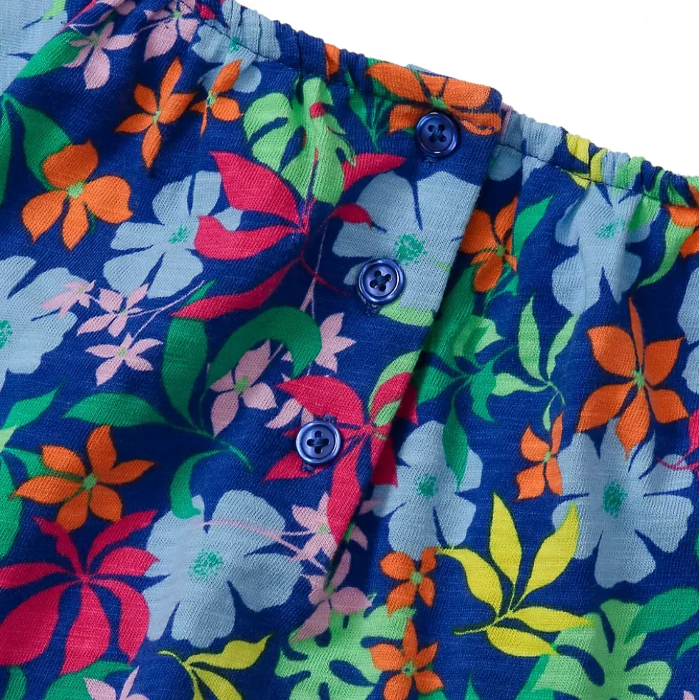 Girls Shirred Puff Blouse