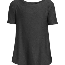 Girls Short Sleeve Active Curved Hem Tee