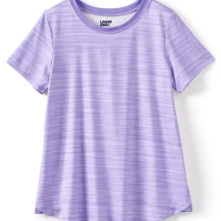 Girls Short Sleeve Active Curved Hem Tee