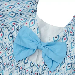 Girls Short Sleeve Bow Dress