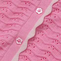 Girls Short Sleeve Collared Sweater