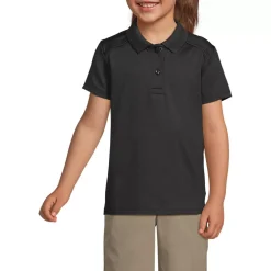 Girls Short Sleeve Feminine Fit Rapid Dry Polo Shirt