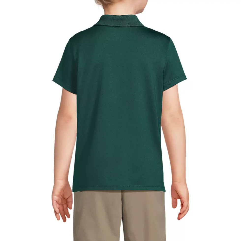 Girls Short Sleeve Feminine Fit Rapid Dry Polo Shirt