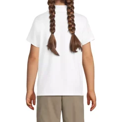 Girls Short Sleeve Feminine Fit Rapid Dry Polo Shirt
