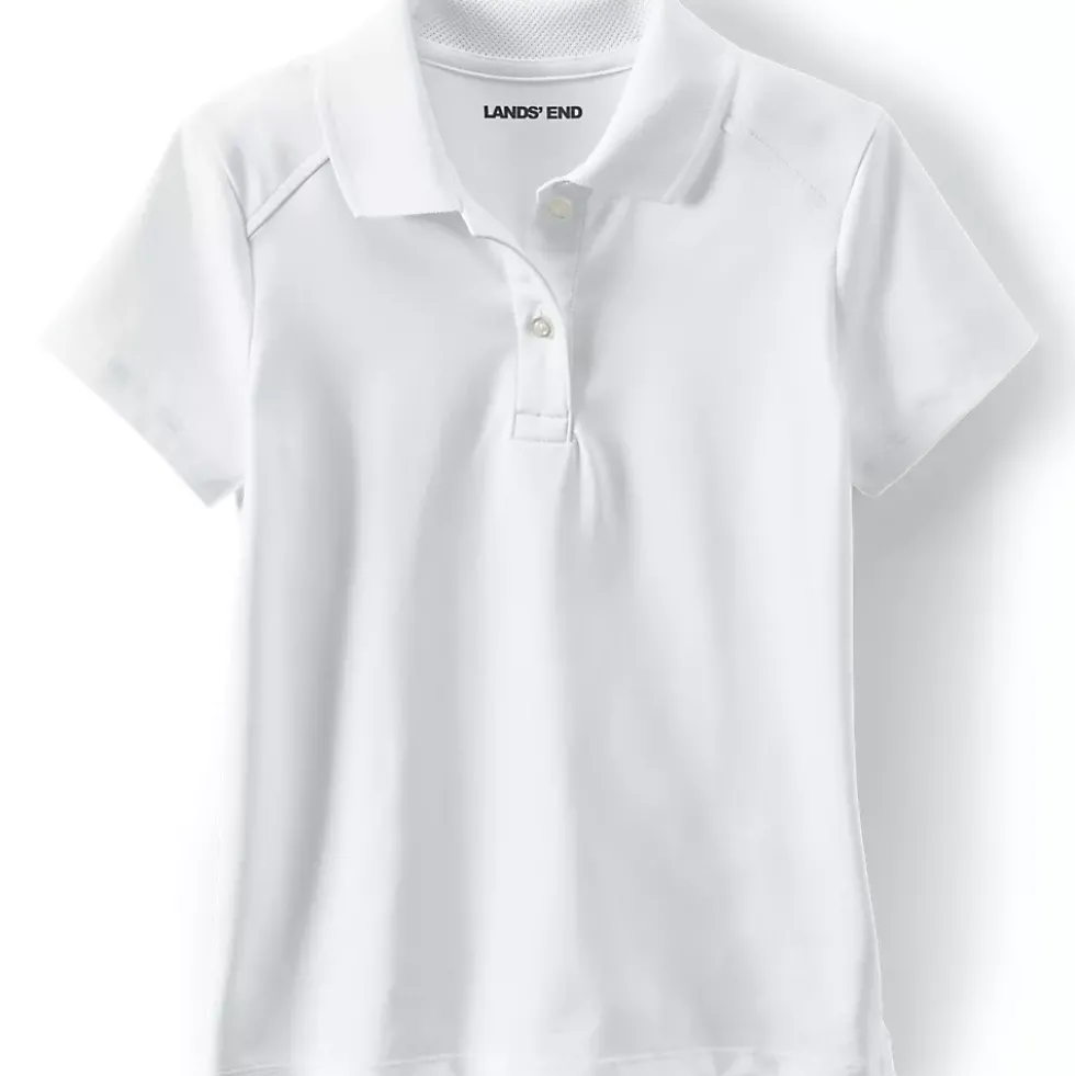 Girls Short Sleeve Feminine Fit Rapid Dry Polo Shirt