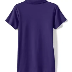 Girls Short Sleeve Feminine Fit Interlock Polo Shirt