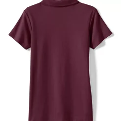 Girls Short Sleeve Feminine Fit Interlock Polo Shirt