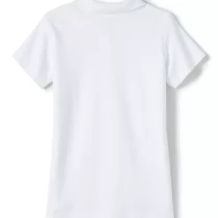 Girls Short Sleeve Feminine Fit Interlock Polo Shirt