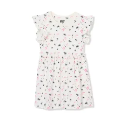 Girls Short Sleeve Gathered Waist Tunic Top