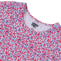 Girls Short Sleeve Gathered Waist Jersey Dress