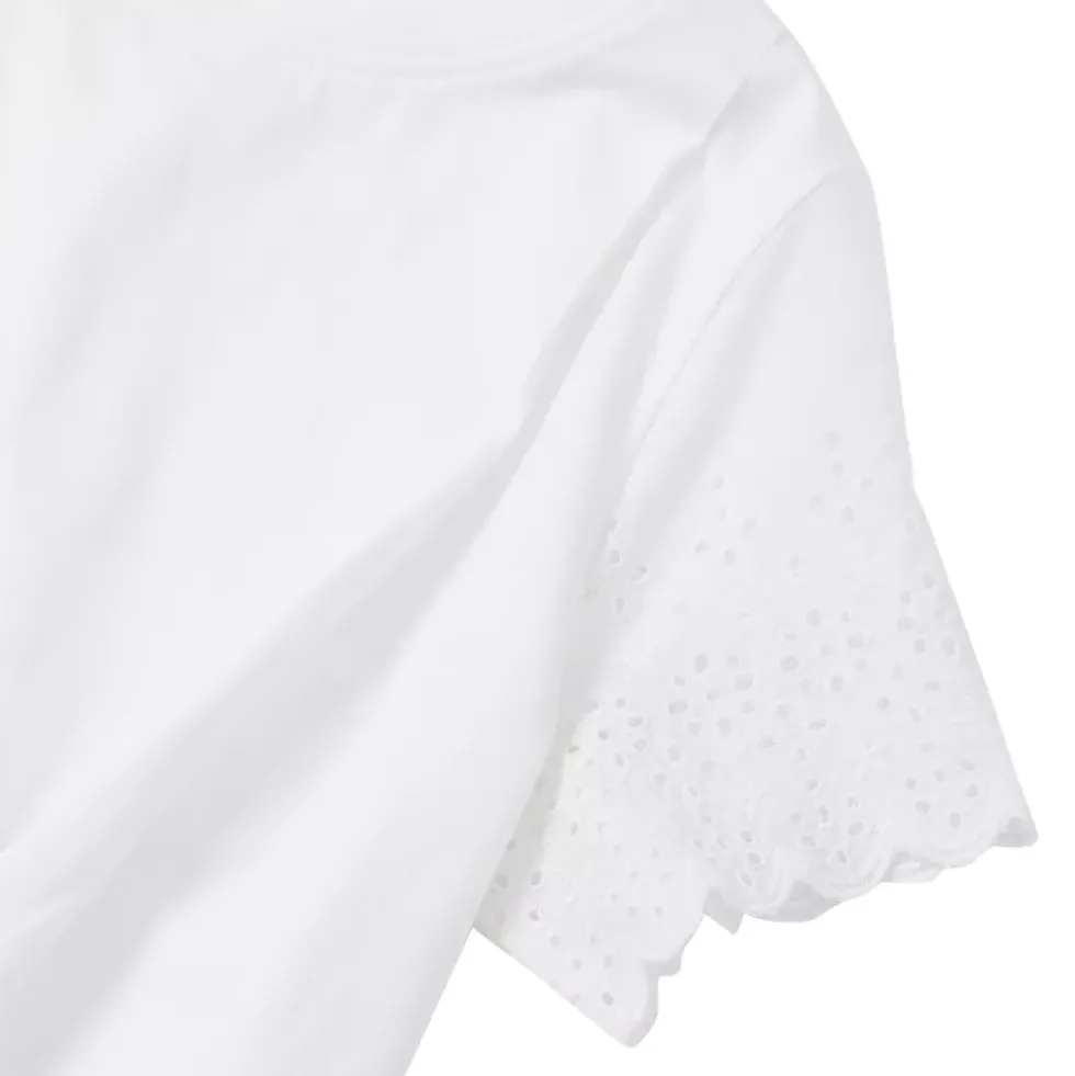 Girls Short Sleeve Knotted Tee