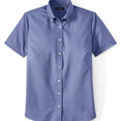 Girls Short Sleeve Oxford Dress Shirt
