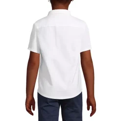 Girls Short Sleeve Oxford Dress Shirt