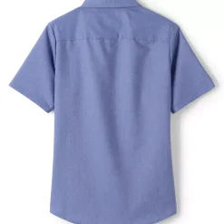 Girls Short Sleeve Oxford Dress Shirt