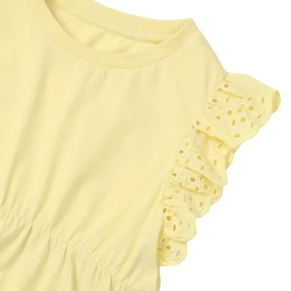 Girls Short Sleeve Peplum Top