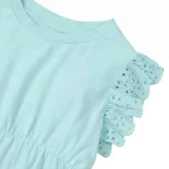 Girls Short Sleeve Peplum Top