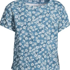 Girls Short Sleeve Slub Crewneck Top